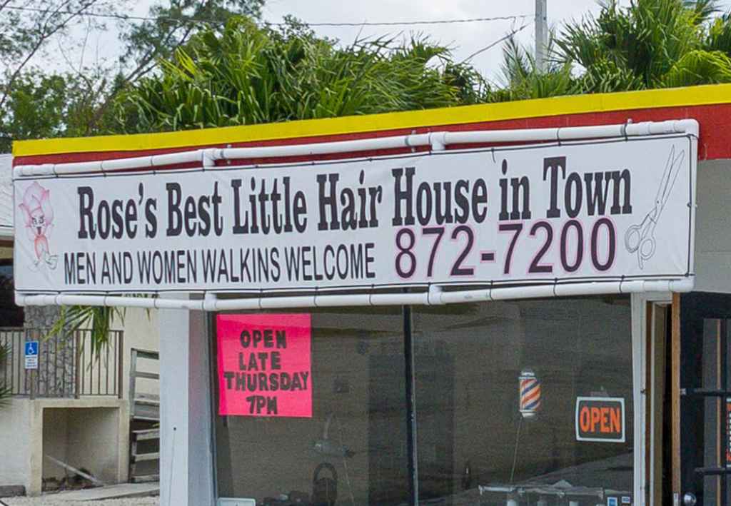 Rose's Best Little Hair House in Town :: Visit Florida Keys